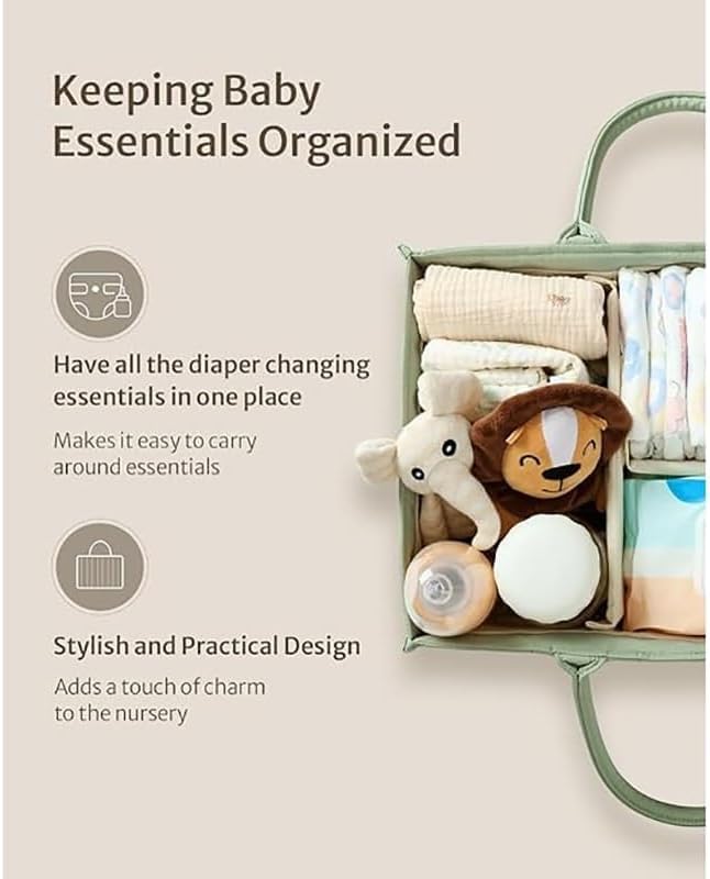 Winnies Cute Diaper Caddy Bag for Smart Mothers Baby Diaper Caddy Organizers