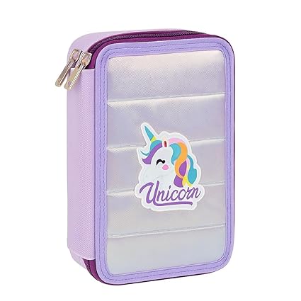 Multi-Compartment Pencil Case – Large Capacity Stationery Organizer for Kids