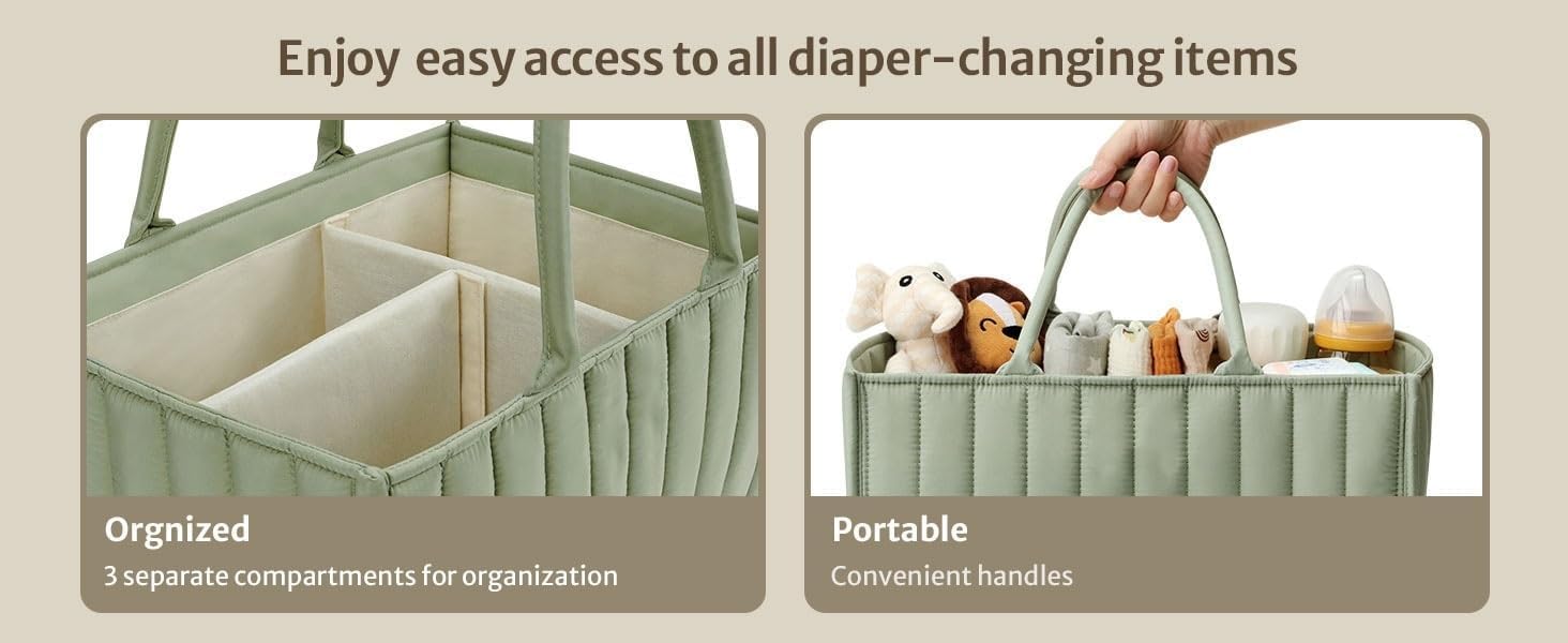 Winnies Cute Diaper Caddy Bag for Smart Mothers Baby Diaper Caddy Organizers