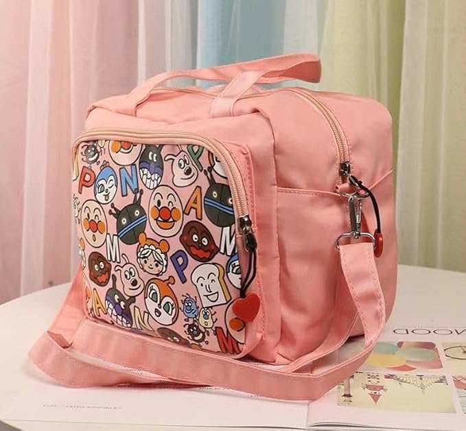 Winnies Cartoon Mummy Tote Bag | Lightweight Waterproof Baby Diaper Bag with Shoulder Strap