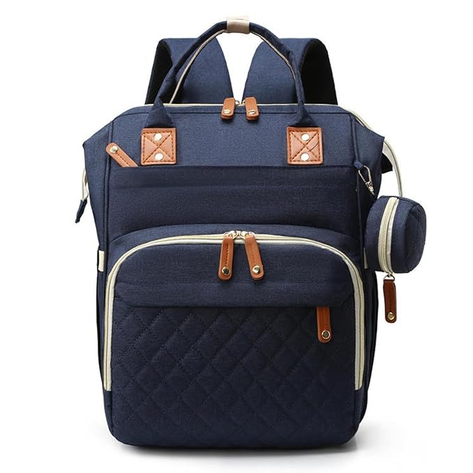 Winnies Insulated Diaper Backpack – Waterproof Travel Bag for Mom & Dad with Bottle Warmer Pockets
