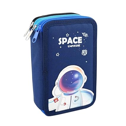 Multi-Compartment Pencil Case – Large Capacity Stationery Organizer for Kids