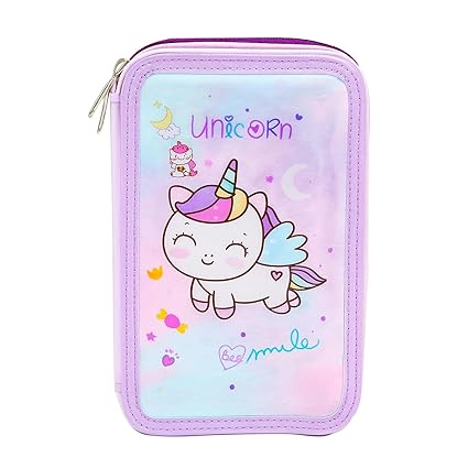 Multi-Compartment Pencil Case – Large Capacity Stationery Organizer for Kids