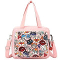 Winnies Cartoon Mummy Tote Bag | Lightweight Waterproof Baby Diaper Bag with Shoulder Strap