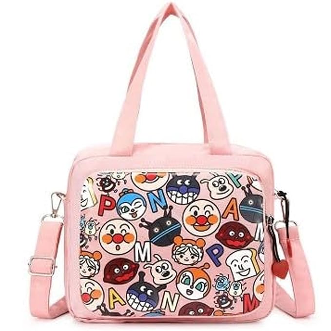 Winnies Cartoon Mummy Tote Bag | Lightweight Waterproof Baby Diaper Bag with Shoulder Strap