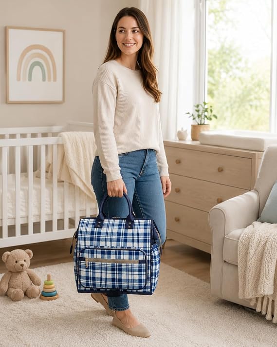 Winnies Premium Baby Travel Bag | Waterproof Maternity Hospital Bag with Multi-Pocket Organizer