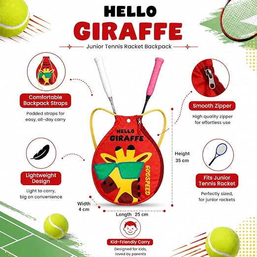 Tennis & Badminton Racket Bag – Multi-Sport Kit Bag
