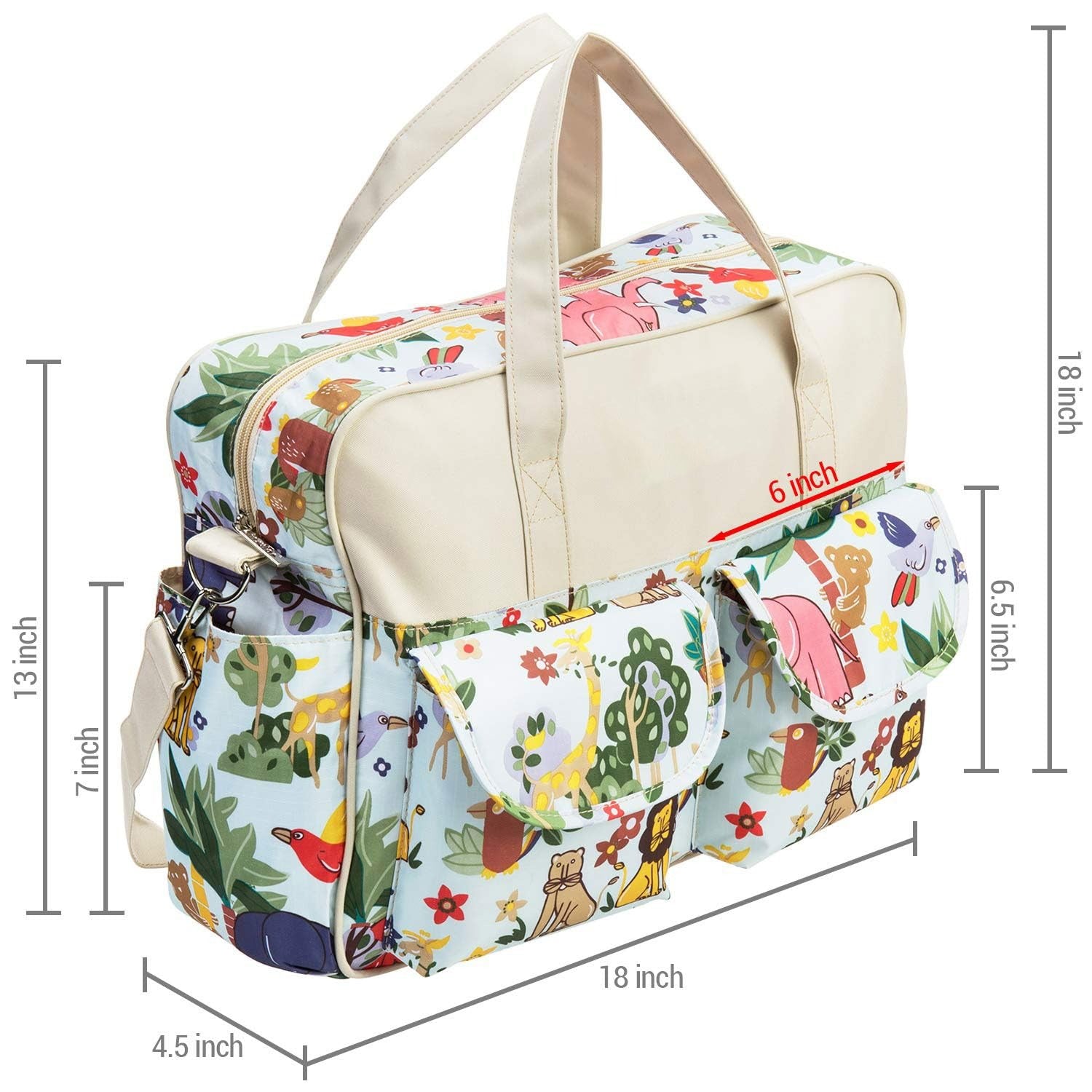 Winnies Baby Diaper Bag for Moms | Travel Maternity Nappy Messengers Tote bag