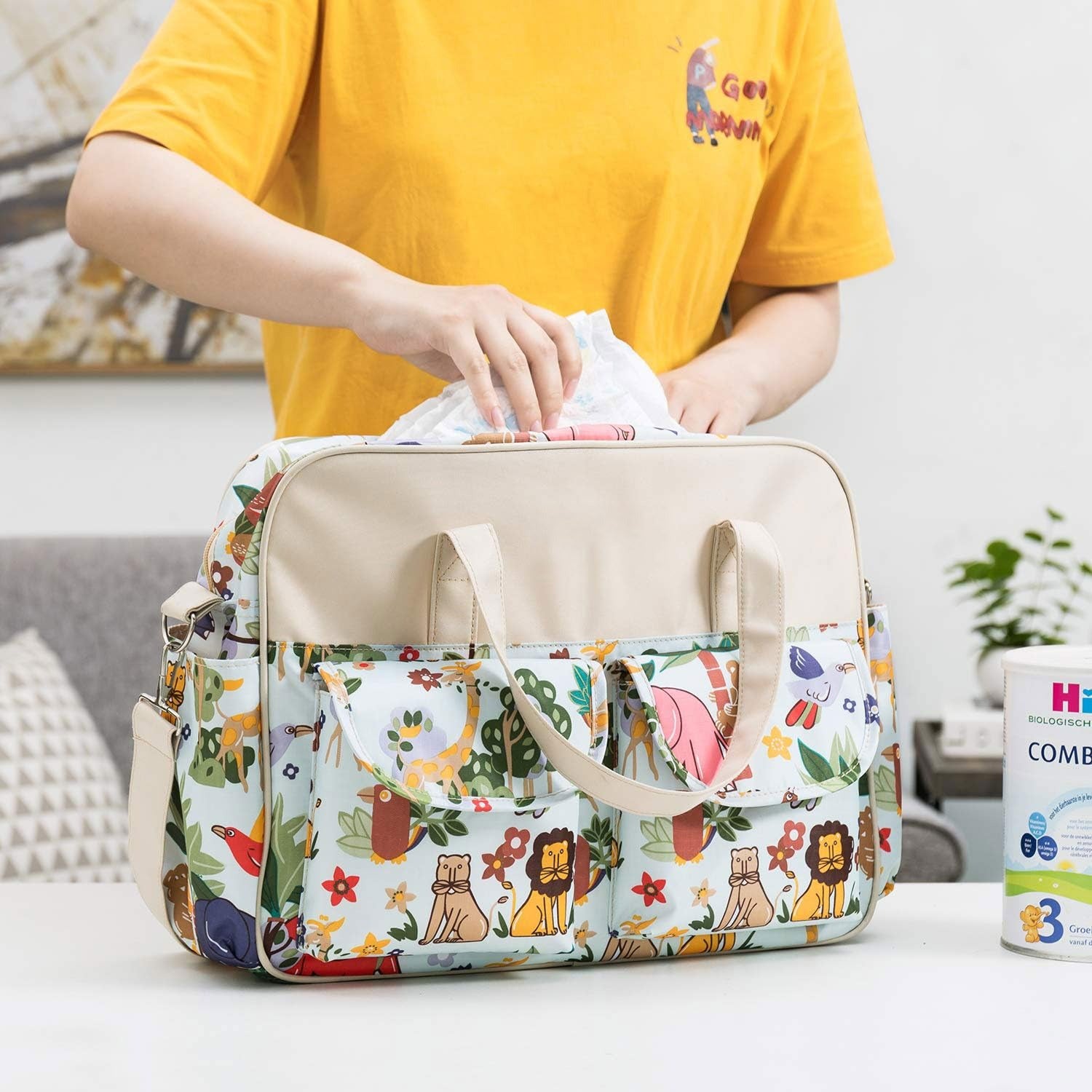 Winnies Baby Diaper Bag for Moms | Travel Maternity Nappy Messengers Tote bag