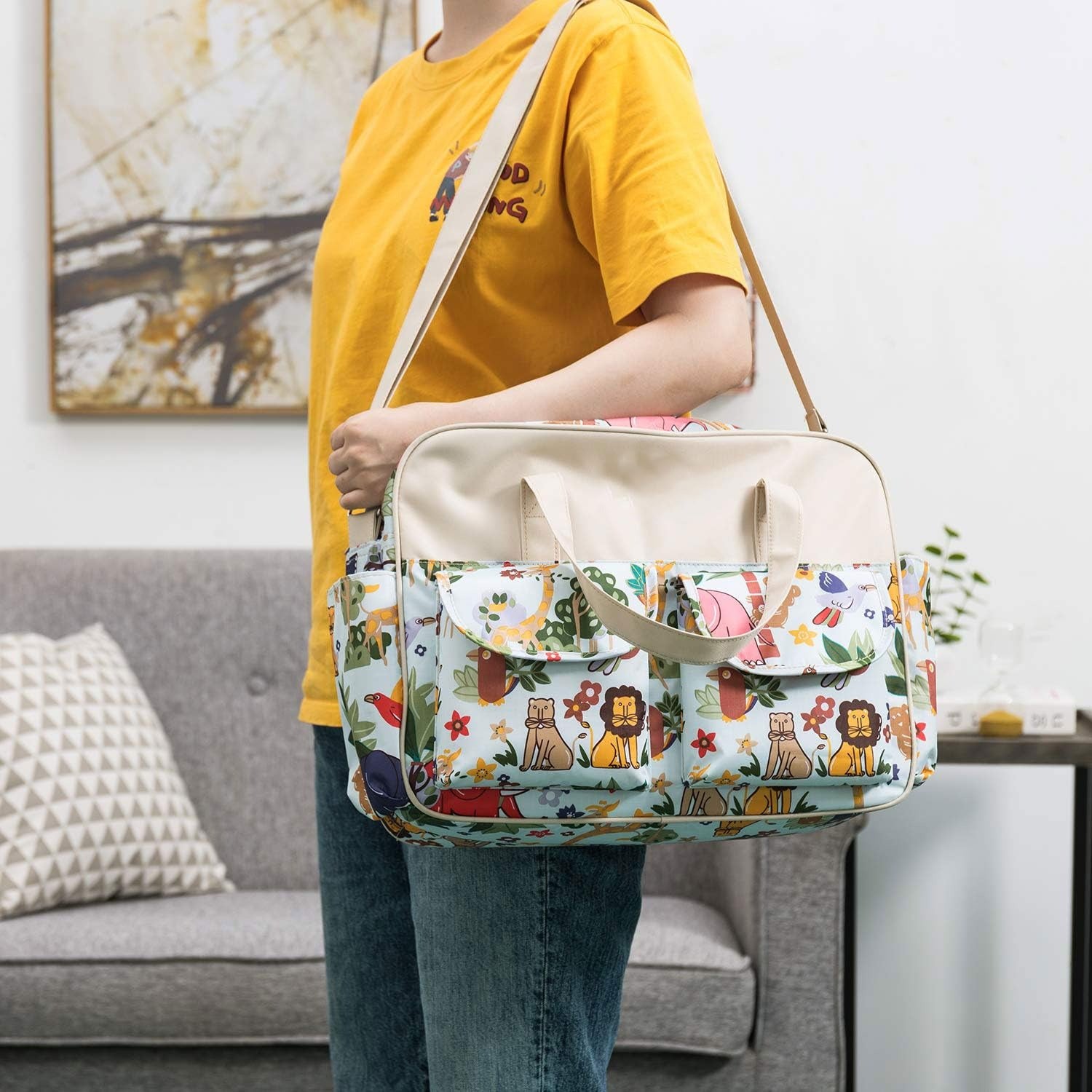 Winnies Baby Diaper Bag for Moms | Travel Maternity Nappy Messengers Tote bag