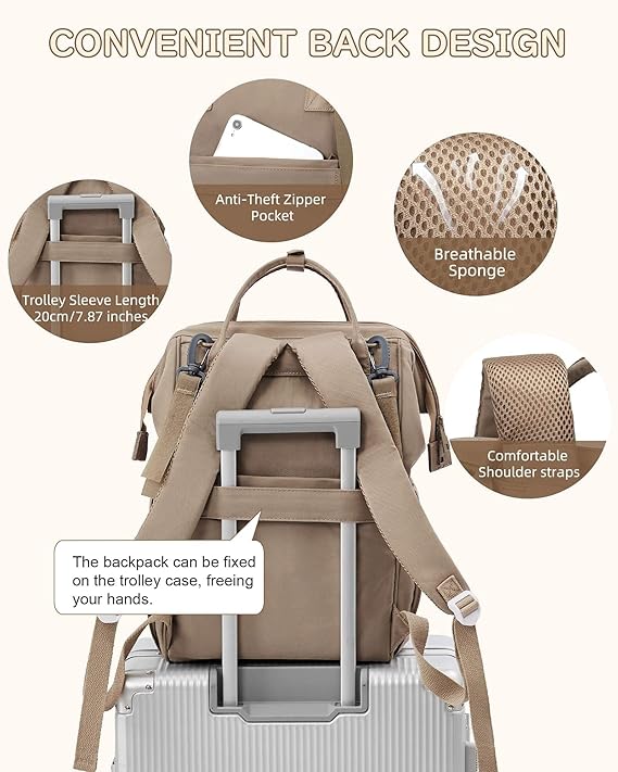 Winnies Premium Travel Diaper Backpack with Trolley Sleeve