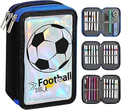 Multi-Compartment Pencil Case – Large Capacity Stationery Organizer for Kids
